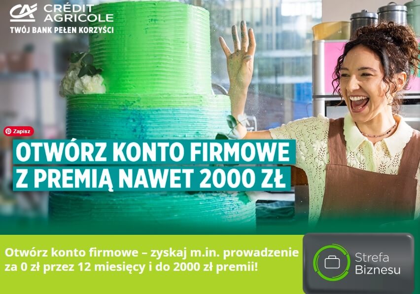Credit Agricole konto firmowe